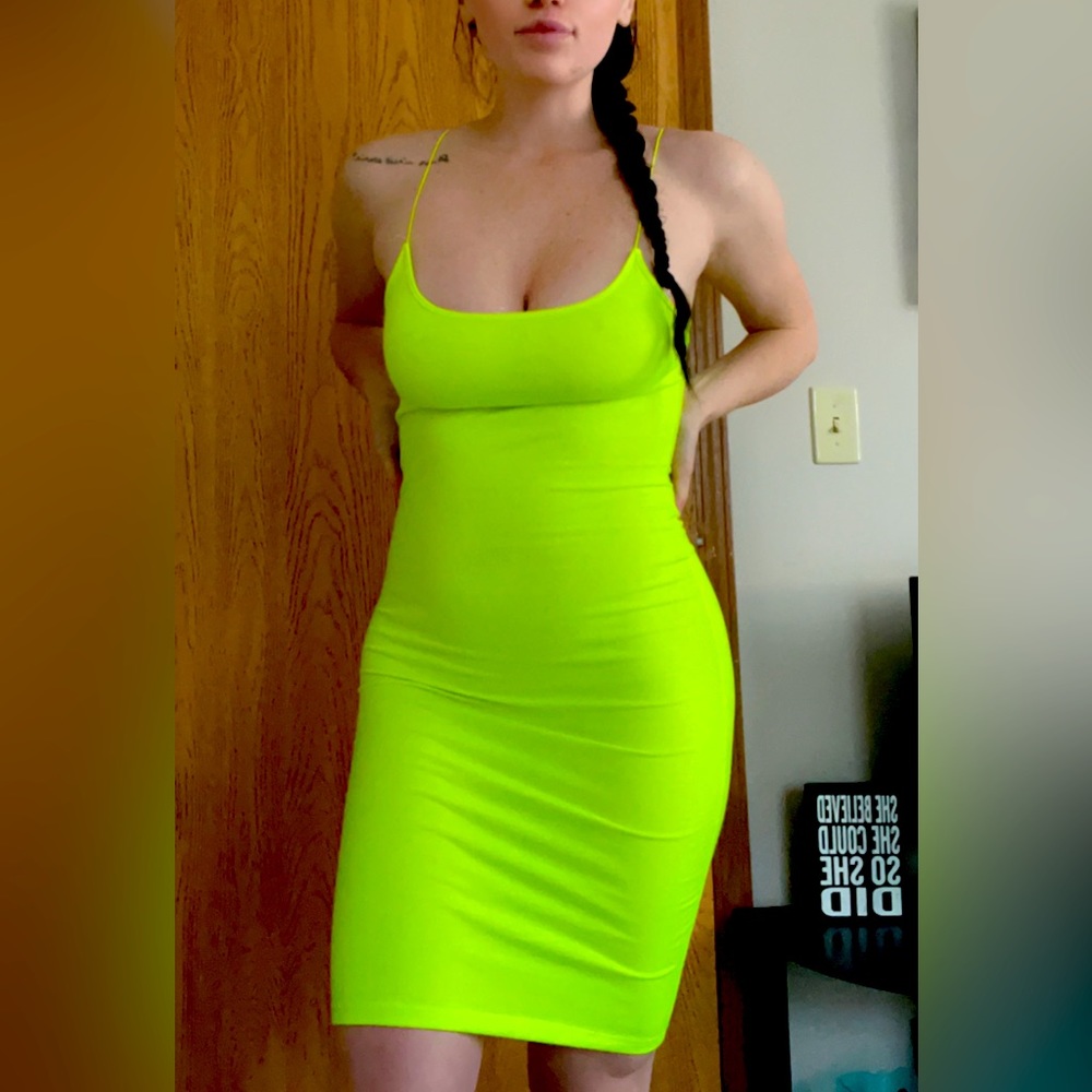 Neon Yellow Dress